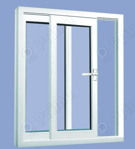 Prima PVC Casement Window Double Glazed UPVC Tempered Glass Plastic Sliding