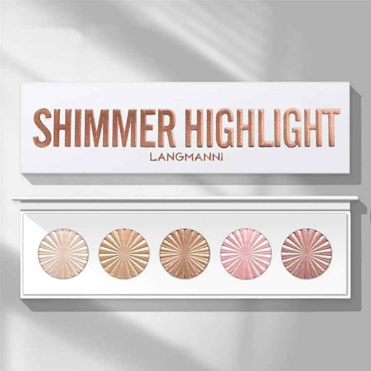 Premium Highlighter Baked Waterproof Long Lasting Brilliant Lighten Skin Makeup Powder