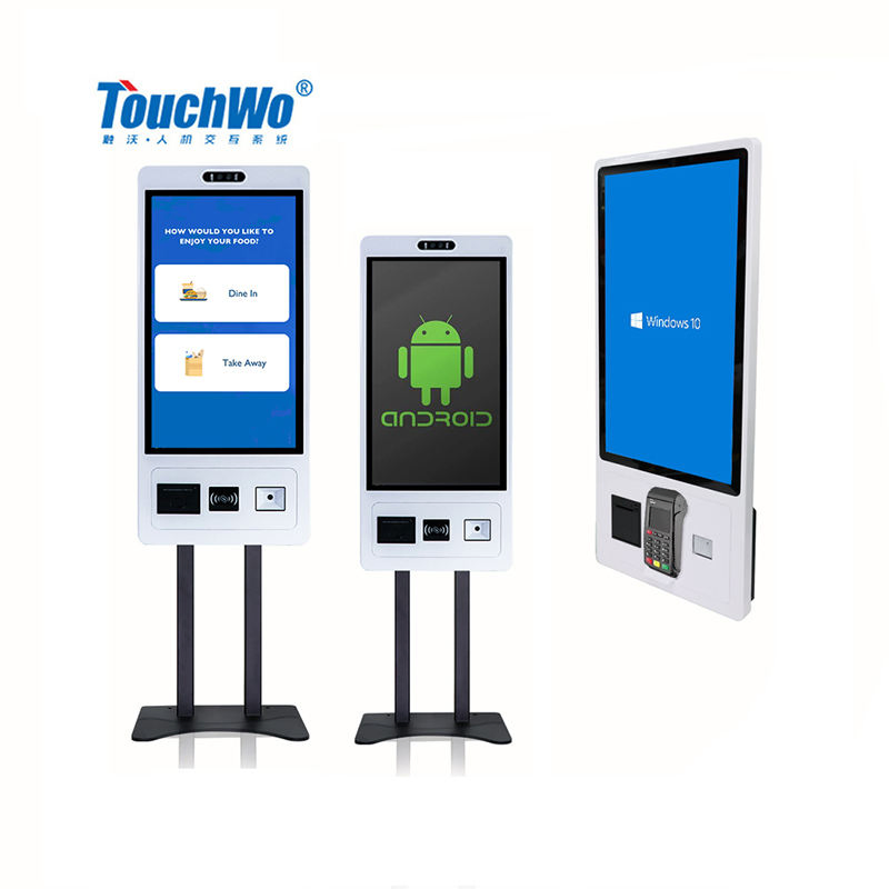 32 Inch Digital Touch Screen Self Service Payment Kiosk