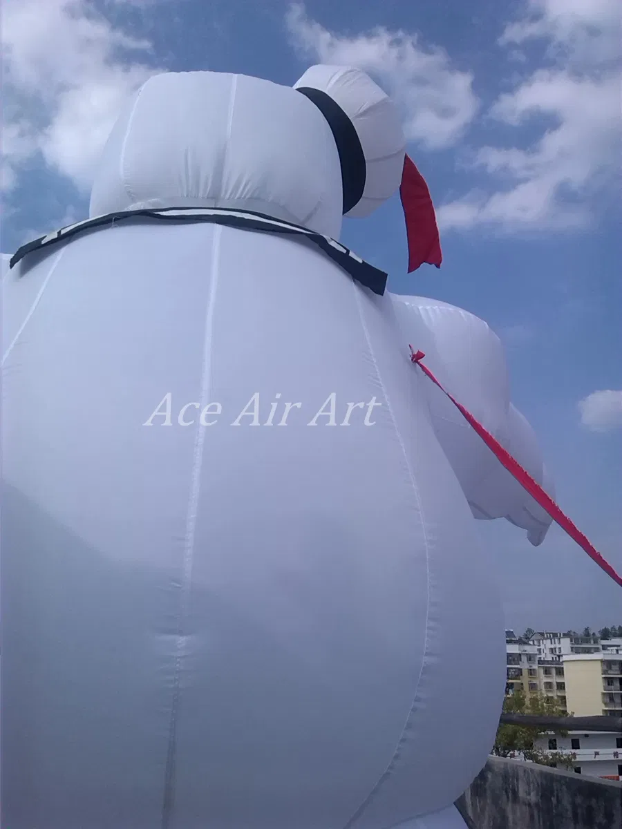 Halloween Inflatable Stay Puft Cartoon Giant Airblown Marshmallow Balloon Inflatable Ghostbuster for Party Decor