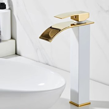 Смеситель для раковины Gold Basin, черный, современный