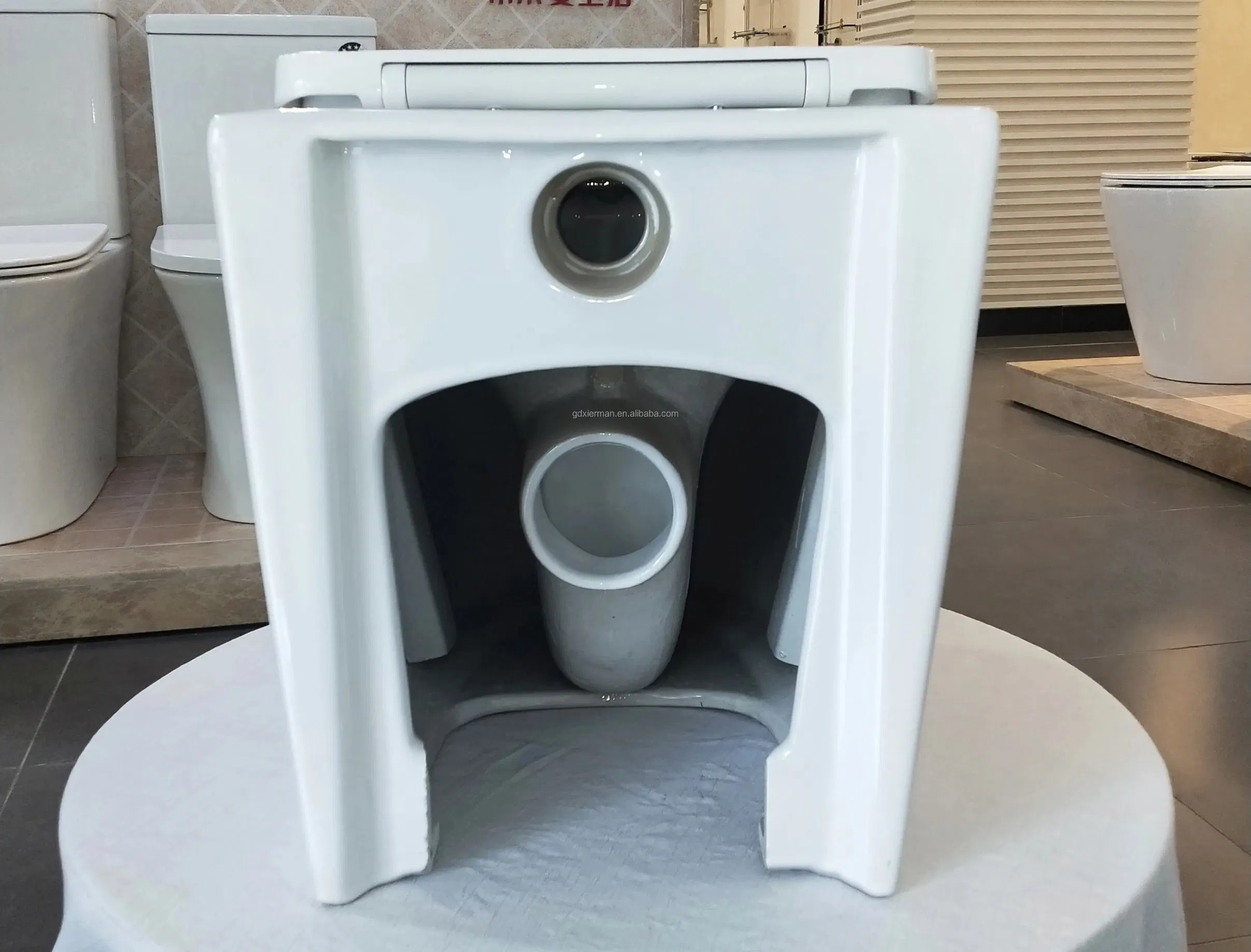 SPA-Homestay Relaxing Comfort Back-to-Wall Washdown Toilet for Leisure Bathrooms