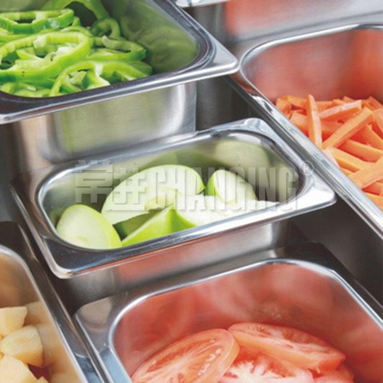 Гастроемкость 1/6 GN 8" с крышкой, нержавеющая сталь