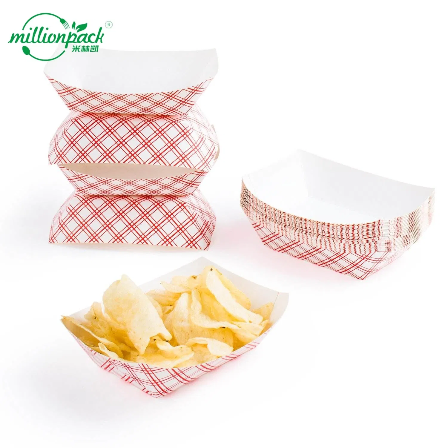 Compact Paper Launch Tray for Space-Limited Counters and Small-Portion Servings