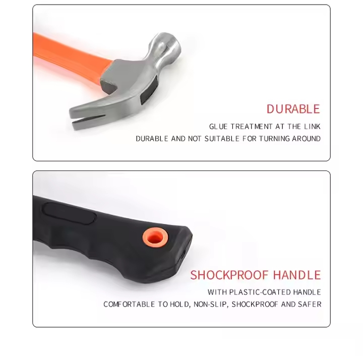 Claw Hammer 8oz Carbon Steel Claw Hammer Hand Tools Professional Multifunctional Hammer High Quality