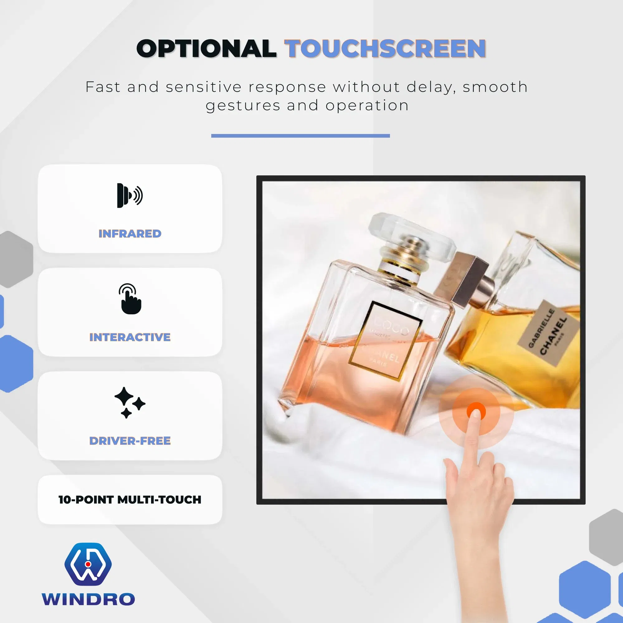 Рекламный дисплей Profile Design in One 2K UHD, 32 дюйма