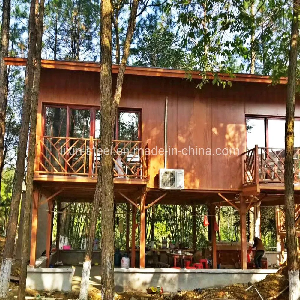 Vacation Prefab Steel House Prefabricated Building Steel Frame Modular House