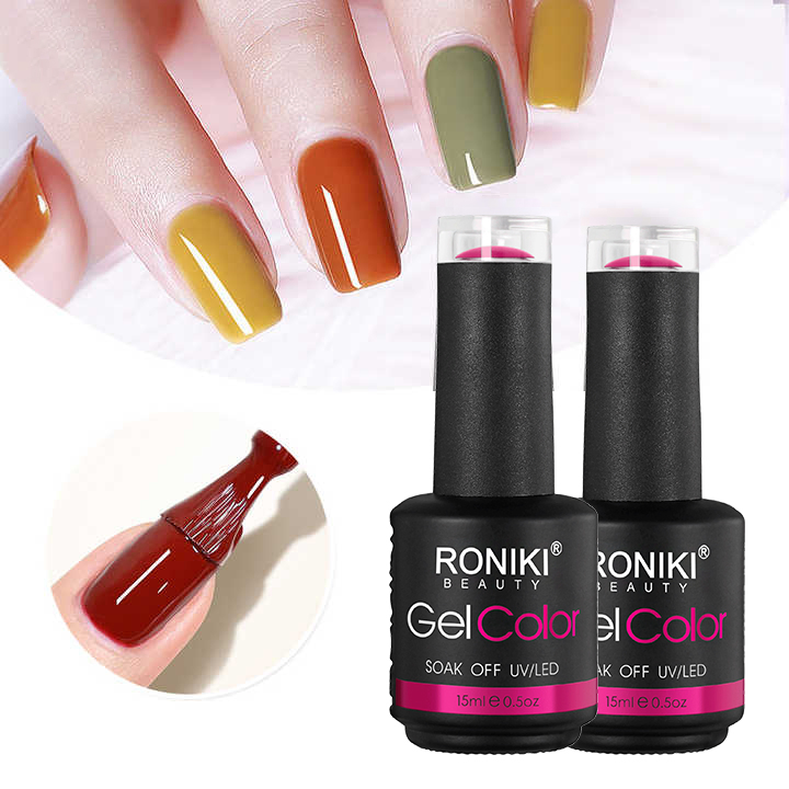 Roniki OEM Nail Supplies Custom Private Label 3000 Colors Soak off UV Nail Gel Polish