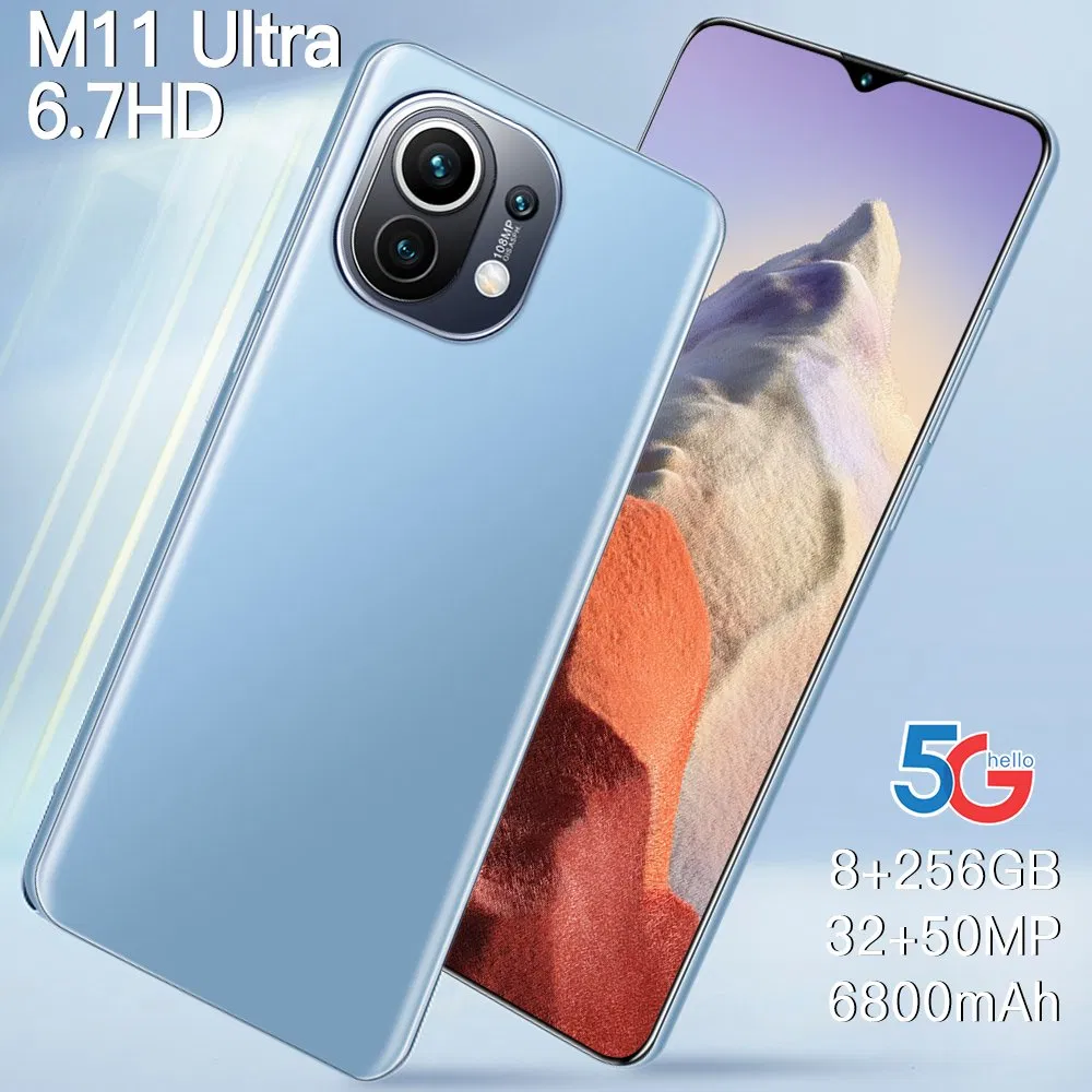 OEM/ODM Factory Global Version Mobile Phone M11 Ultra 8GB/256GB 6.7 Inch Dual SIM Cellphone 4G 5g Smartphone