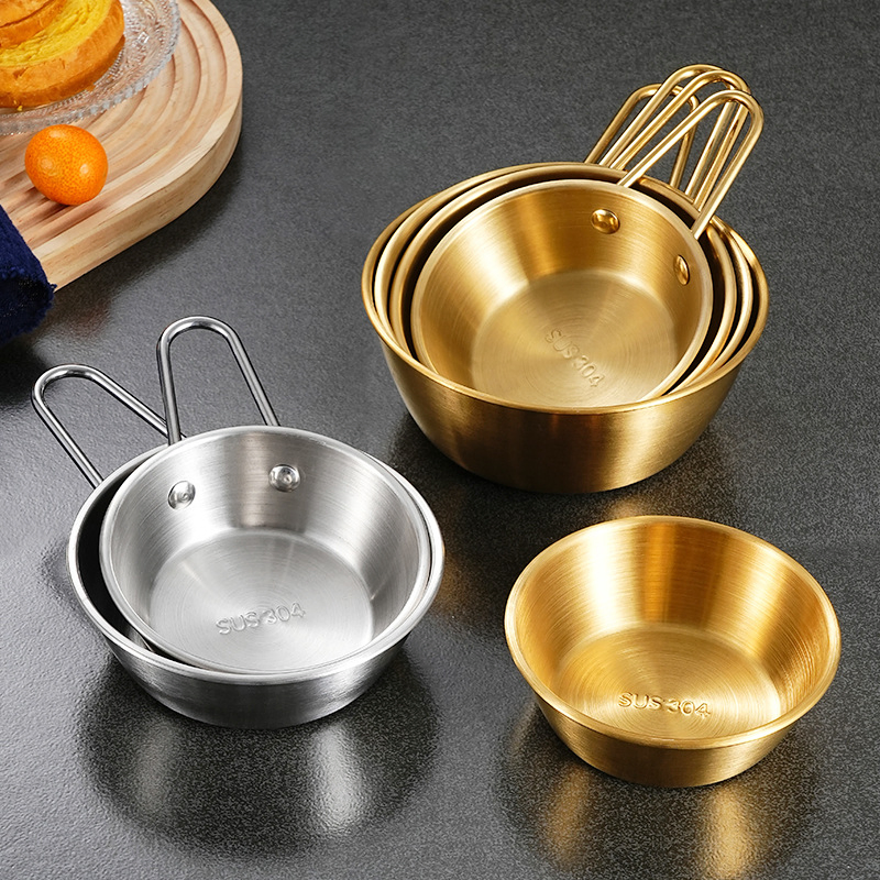 Elegant Stainless Steel Sauce Dish for Serving and Dipping