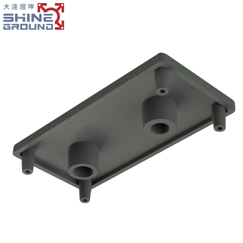 CNC Aluminum Profile 45 Degree End Cap for 15X30 Extrusions