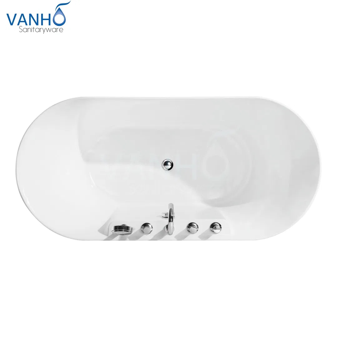 Ultra Thin Edge, Stylish and Minimalist Freestanding Acrylic Bathtub