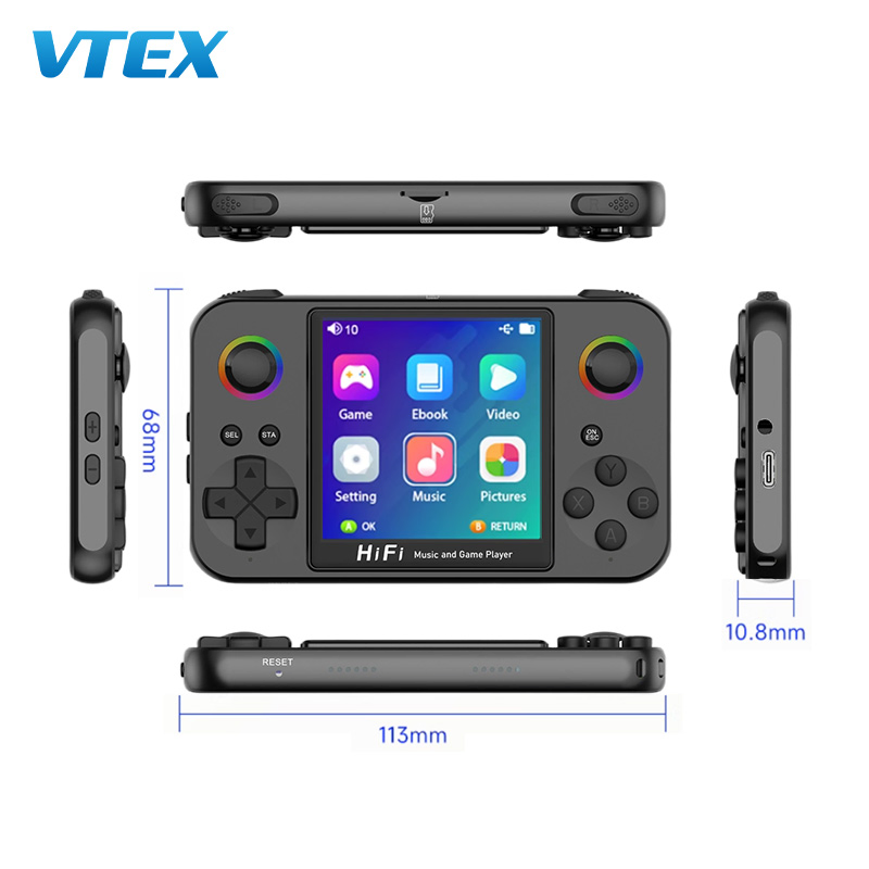 Classic 3" Cheap Console 10 Emulators Handheld Player Video Game Console