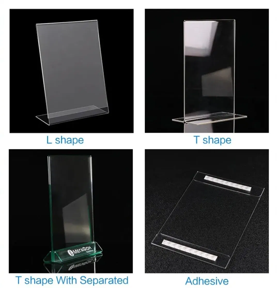 Card Holder Acrylic Sign Holder