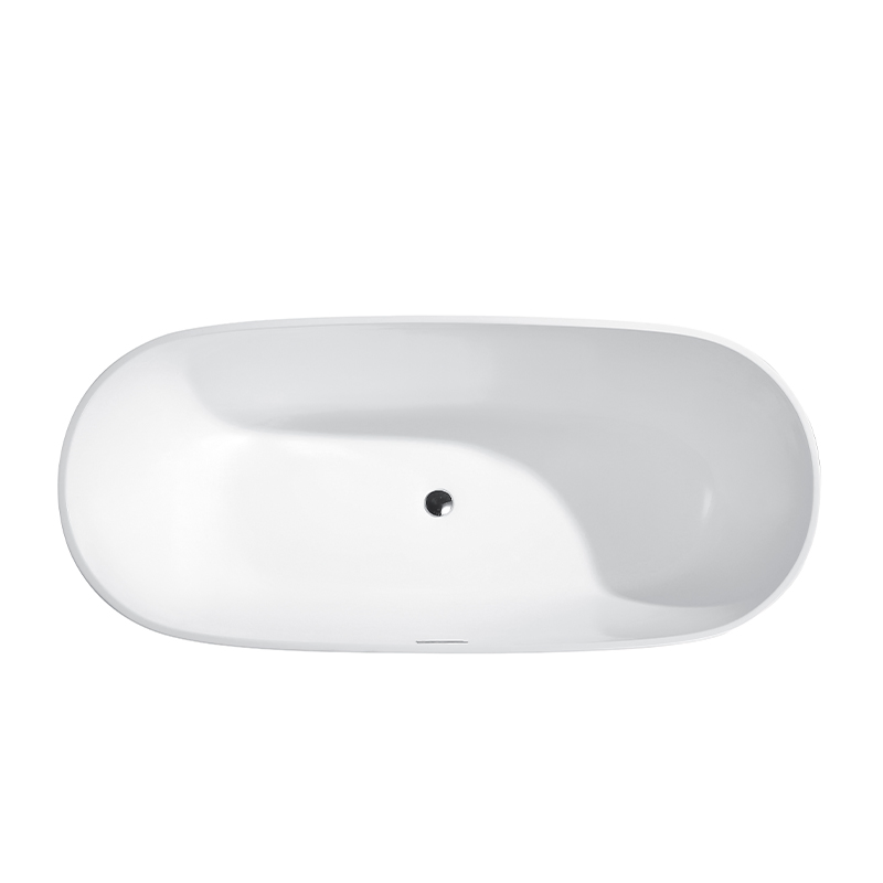 Акриловая отдельностоящая портативная ванна эллипс
