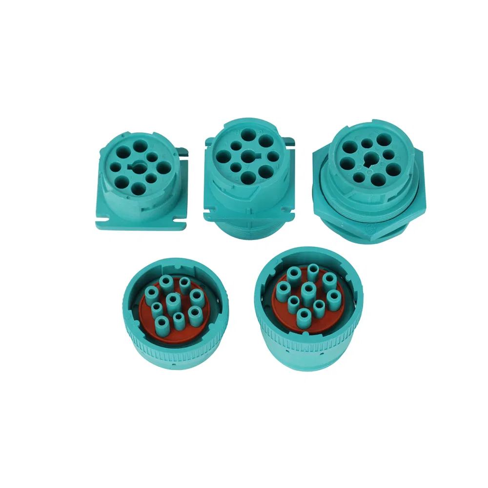 Type 1 J1939 9-Pin Plug to Type 1 J1939 Receptacle and 430251200 Male Connector ELD Cable