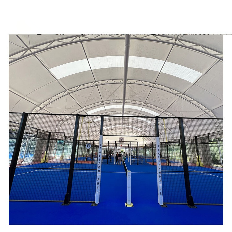 Padel Court with Roof Outdoor Padel Court Rain Roof Custom Padel Tennis Court Roof