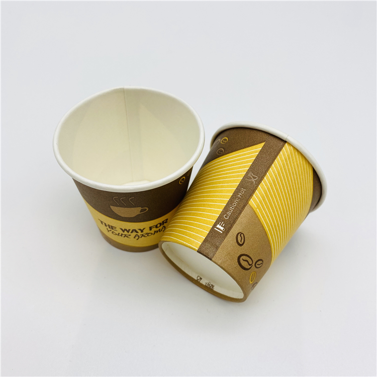 Бумажные стаканчики для кофе с печатью, 8oz