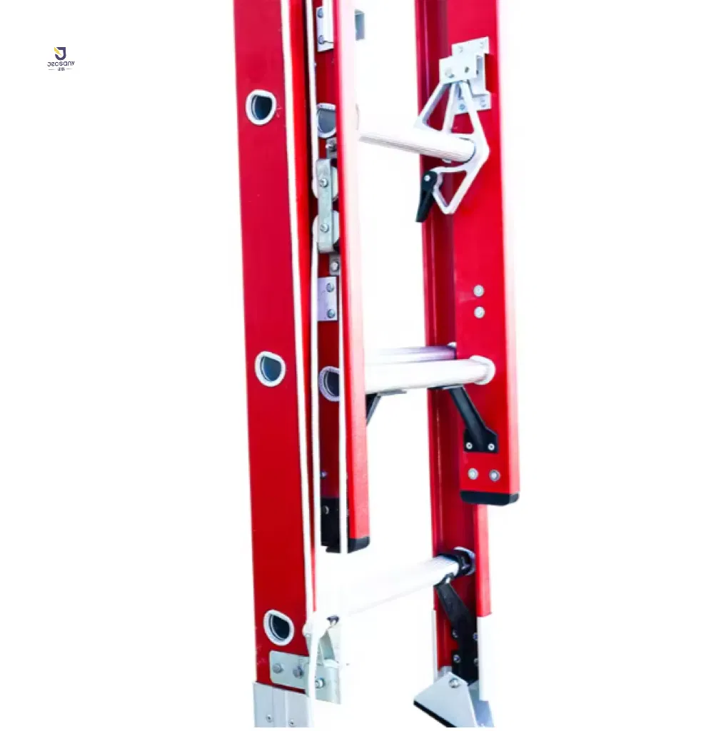 Jtel Type High Quality Portable Fiberglass Extension Ladder