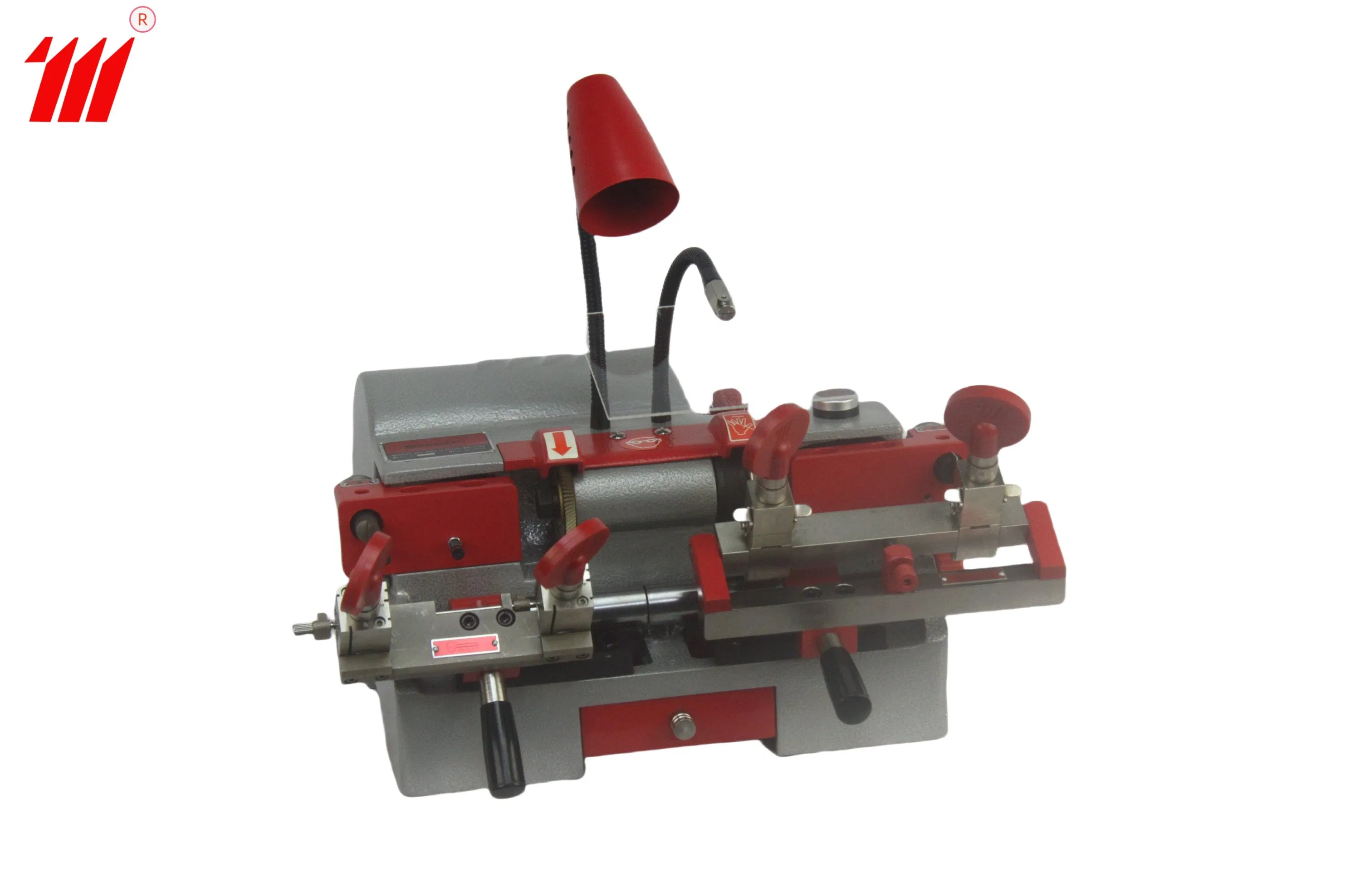 Jingzhun 301dgs Horizontal Key Cutting Machine 110V/220V Key Duplicator for Locksmith (RED) 