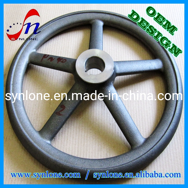 OEM Customized Iron Hand Wheel for Machine Part