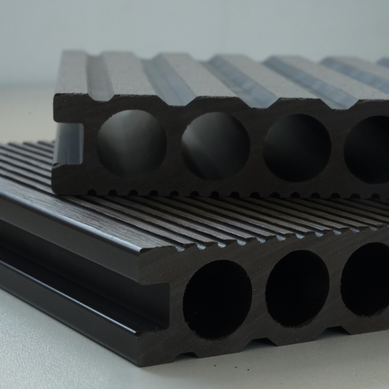 No Gap Deck WPC Outdoor Flooring Wood Plastic Composite Decking for Swimming Pool and Patio