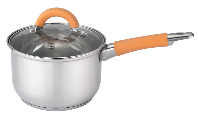 Premium 12-Piece Stainless Steel Cookware Set with Silicone Handles