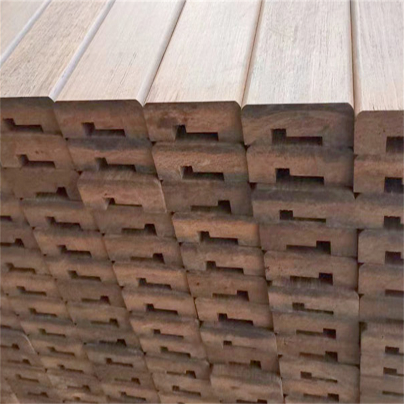 Water Park Splash Zone Slip Resistant Outdoor Bamboo Handrail