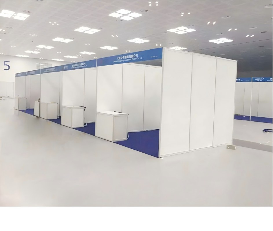 Customized Aluminum Alloy Standard Display Board Stand for Exhibition Booth Advertising