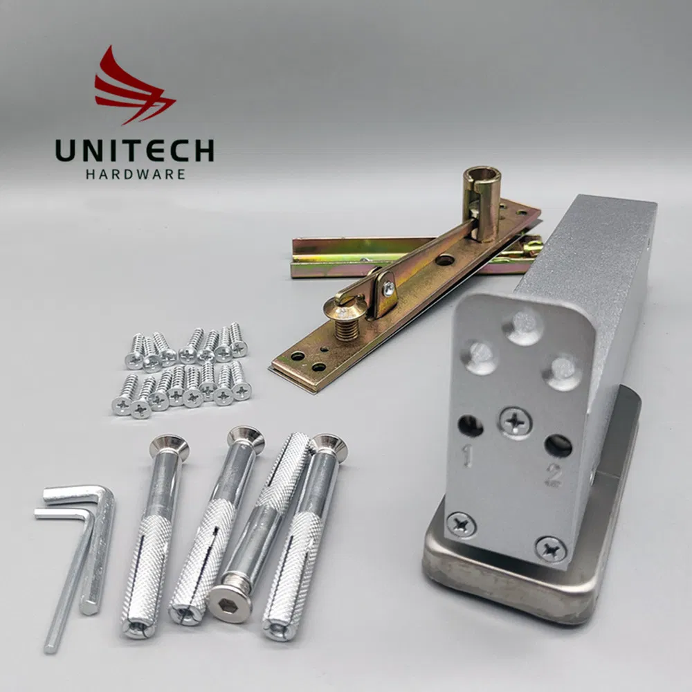 No Digging Door Closer Hydraulic Wooden Door Patch Fitting Floor Spring Hinge
