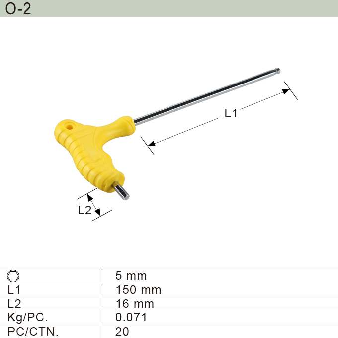 Hexagon Wrench / Allen Key /L Wrench (O-1)