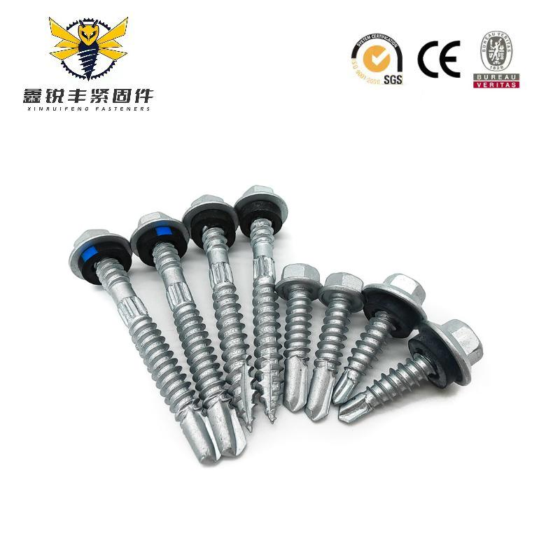 Xrf Hex Head Drilling Screw Ruspert Coated Roofing Screws for Metal Stud