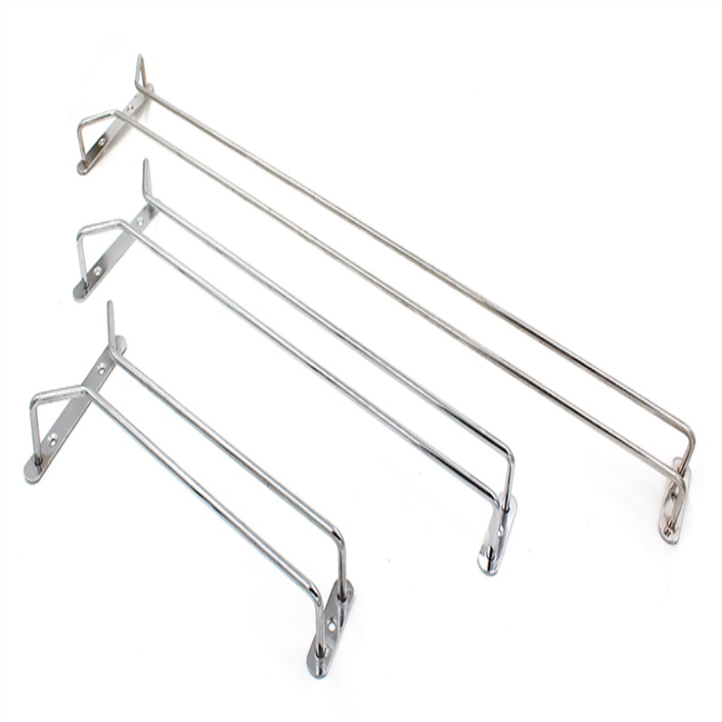 Plated Wine Glass Hanging Wire Rack Holder