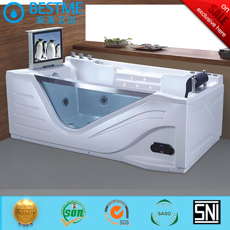 Акриловая ванна с гидромассажем и телевизором KB-327