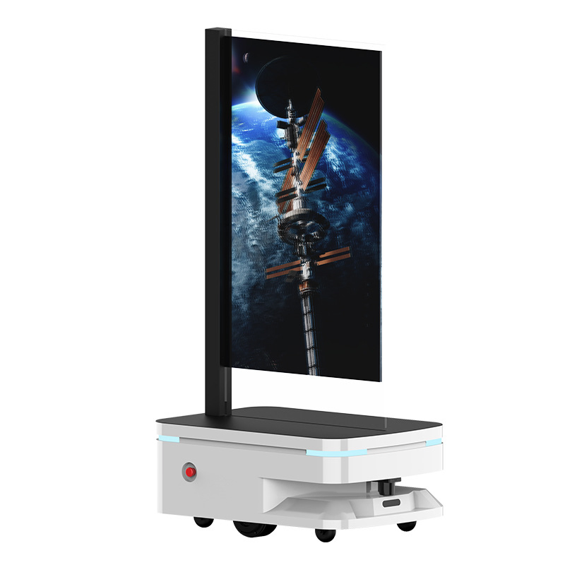 Интерактивный 55-дюймовый прозрачный OLED-робот с ИИ