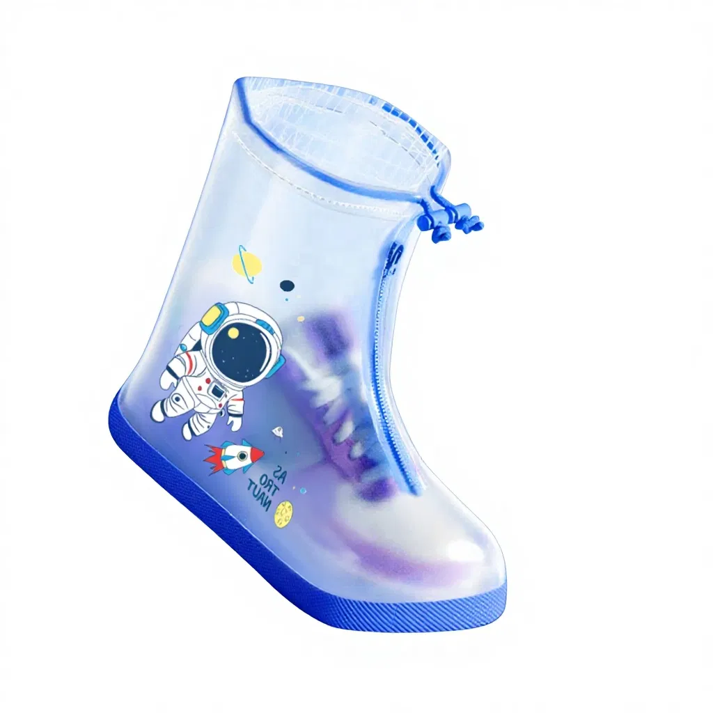Without Reflective Strip Multicolor Cover Waterproof Kids Rain Shoe Covers