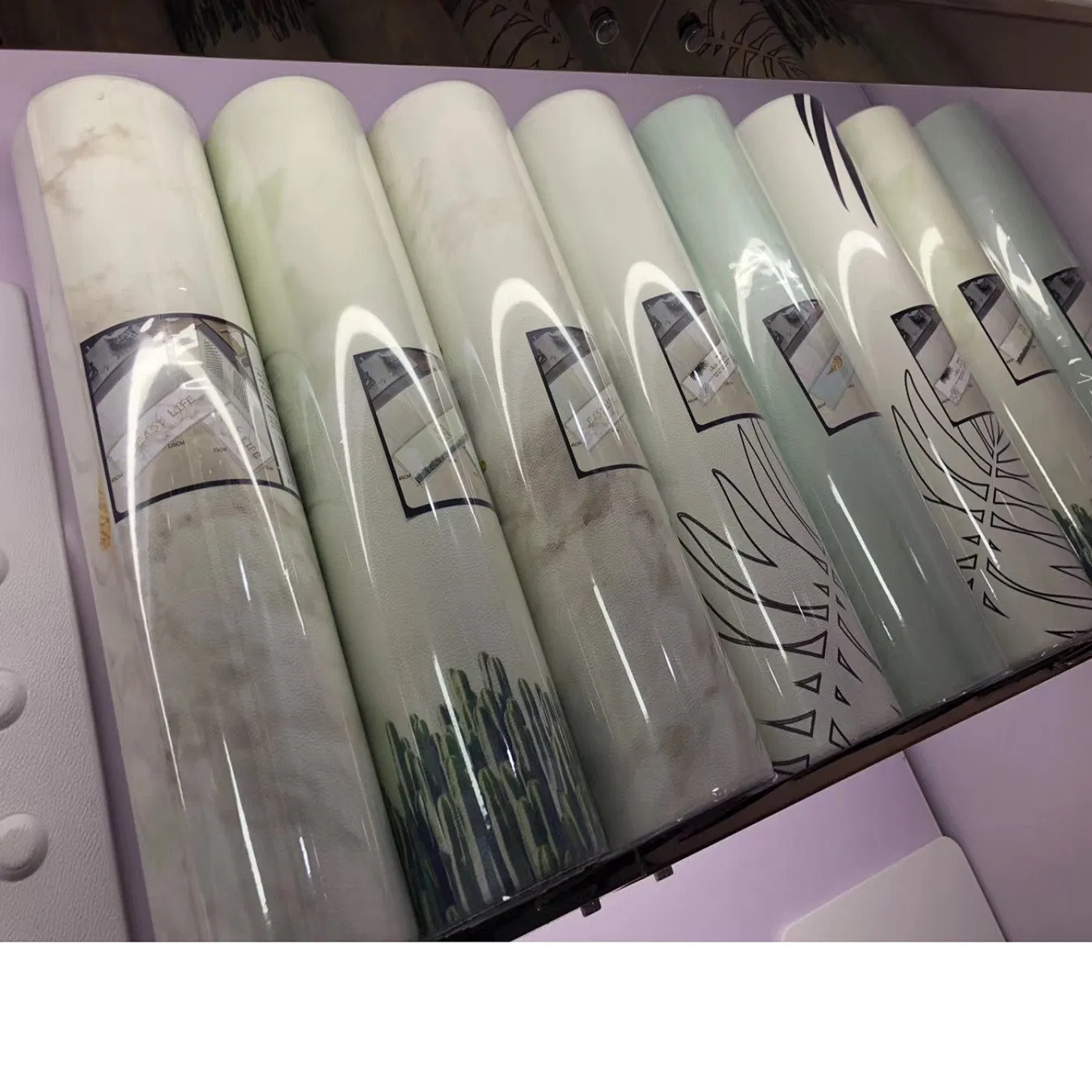 Anti-Slip Easy-to-Clean Modern Style PVC Printed Kitchen Mats