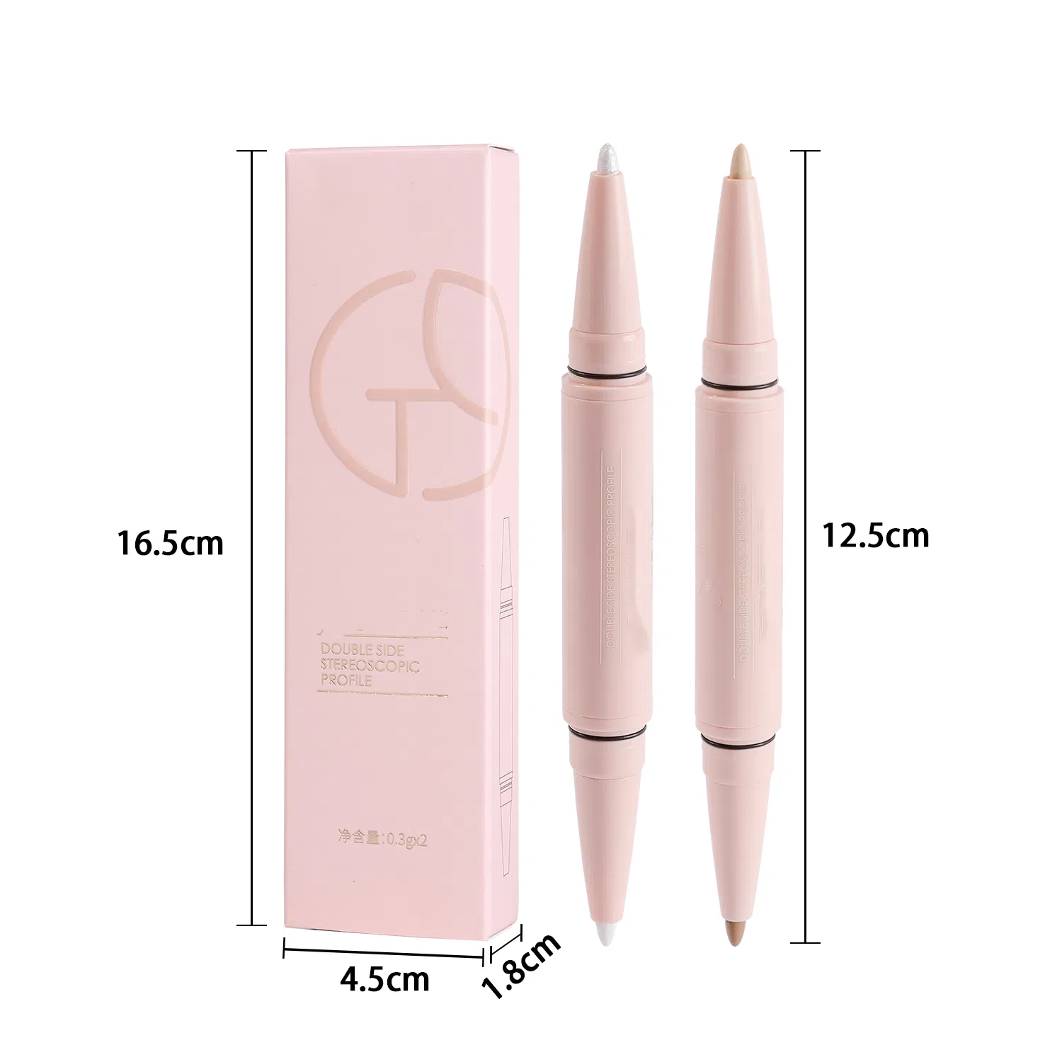 Sculpting Double Headed Contouring Pen with Smooth Natural Makeup for Long Lasting Face