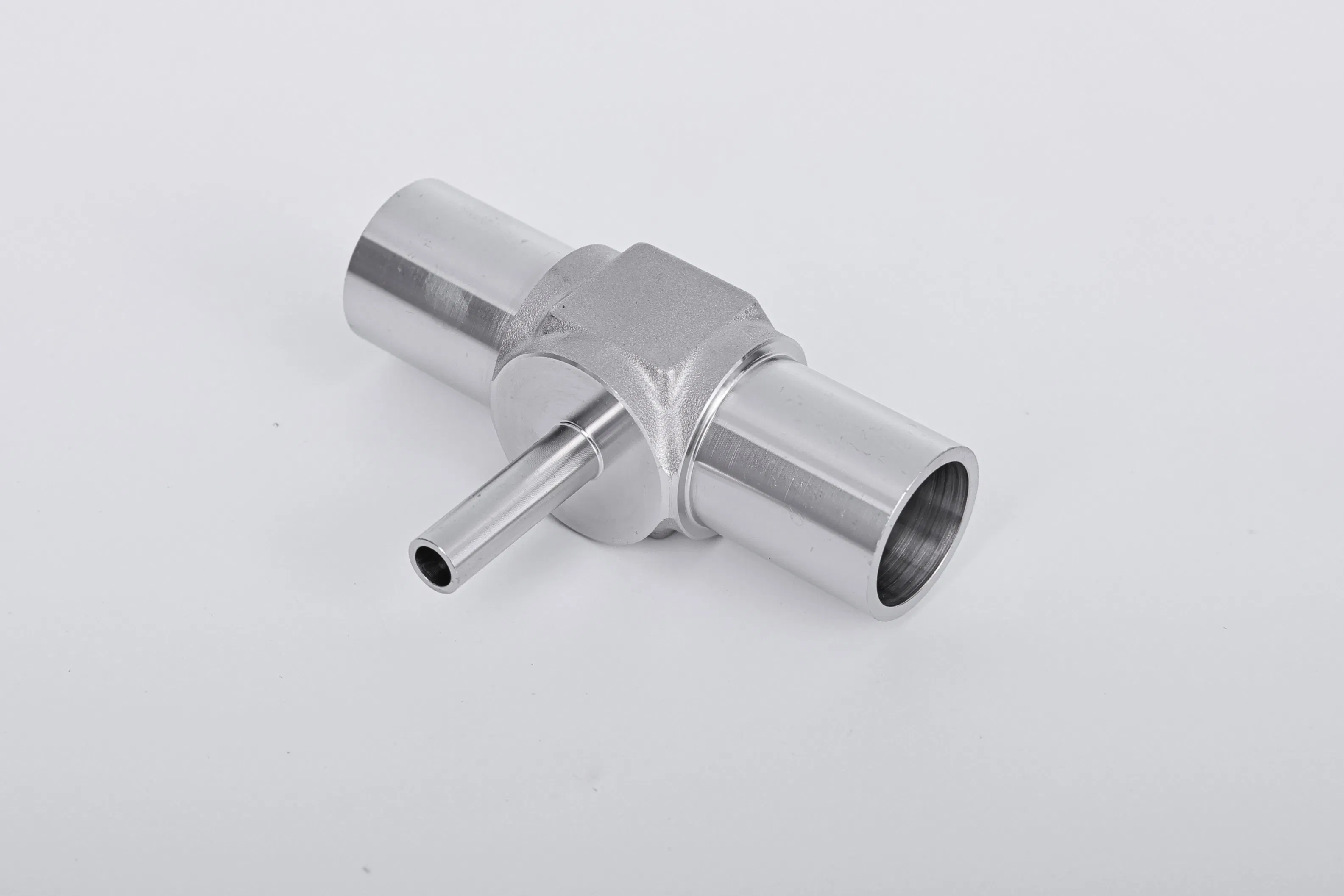 Nailok Ultra High Purity SS316L Electropolished built Weld Reducing Tee Bright Annealing Tee