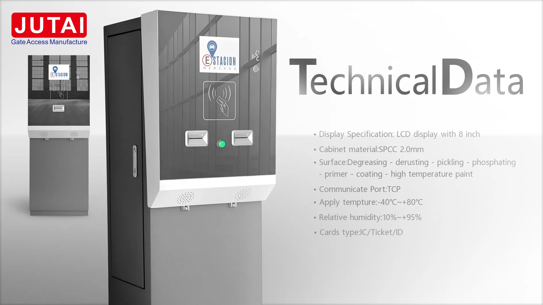Customized Logo Smart Parking Payment Machine for Sale