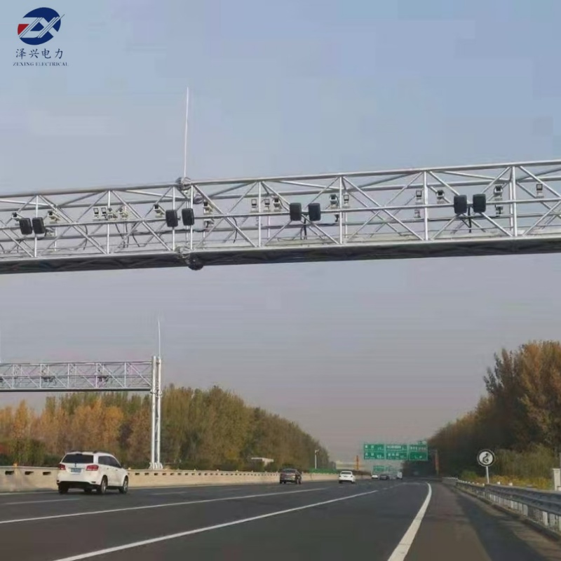 Galvanized Traffic Gantry, Perfect for Surveillance System Installation
