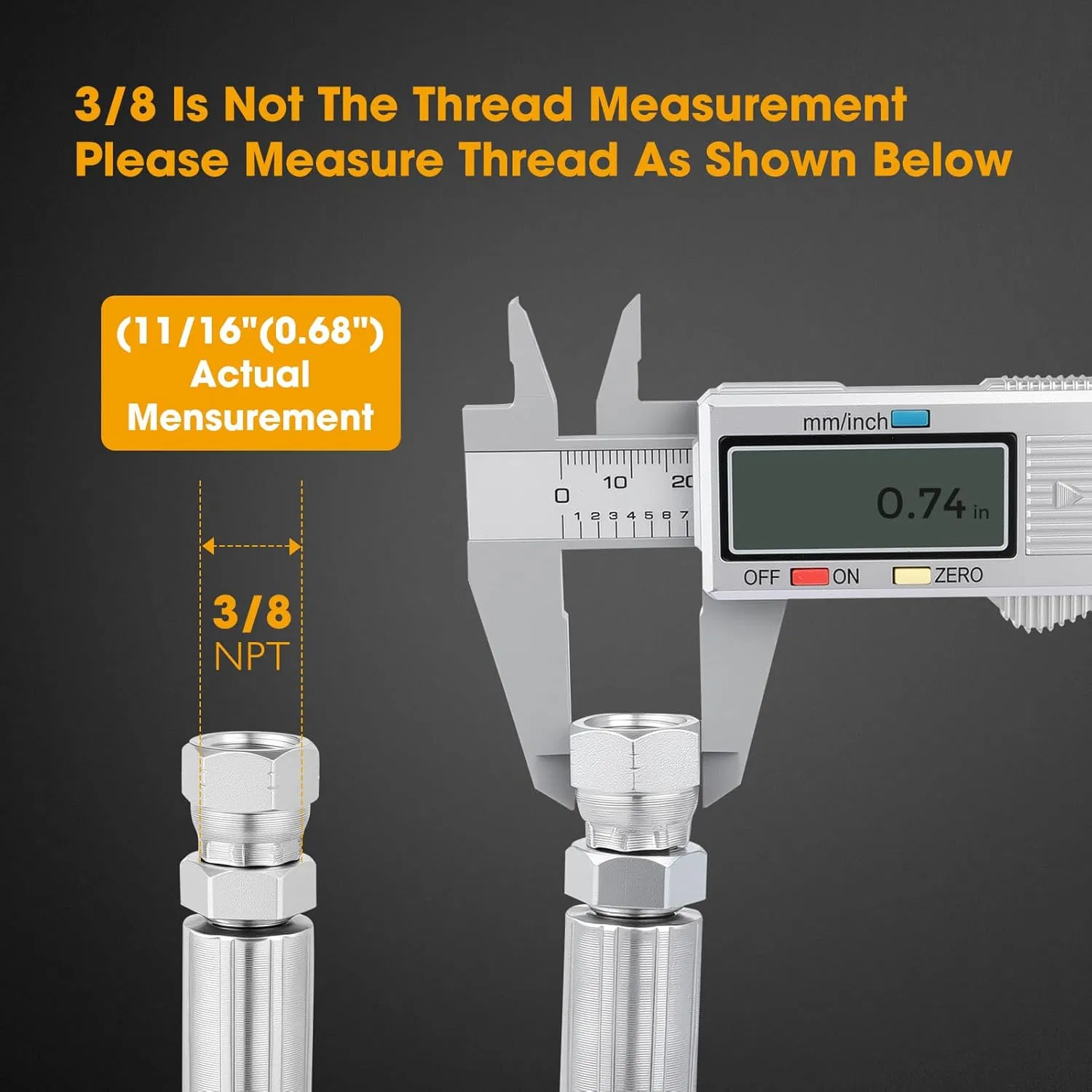 HuaJ Factory OEM High Pressure 3/8" Hydraulic Hose Assembly 12 inch,with 3/8" JIC 37° Female Swivel Fittings,SAE 100R2AT 2 Wire Braid, 4785 PSI, -40°F to +250°F