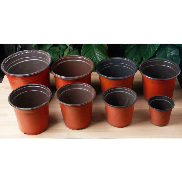 Горшок для рассады пластиковый двухцветный 90 мм