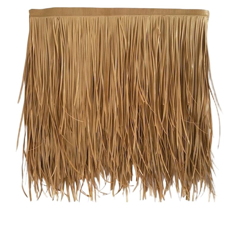 China Manufacturer Custom Long Life Plastic Artificial Synthetic Grass Thatch Roof