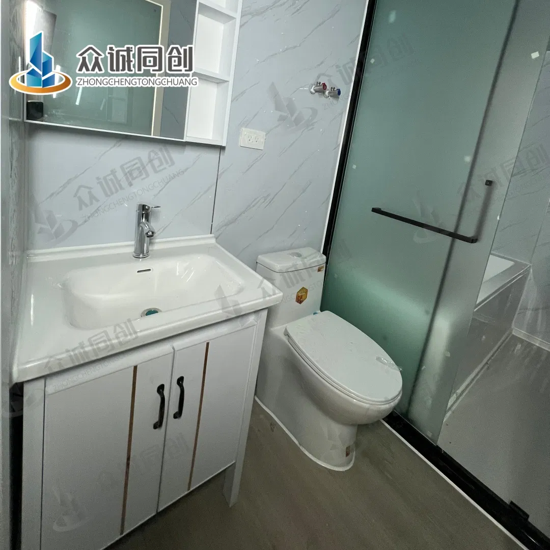 Color Steel Mobile House with Insulated Aluminum Alloy Profiles for Family House