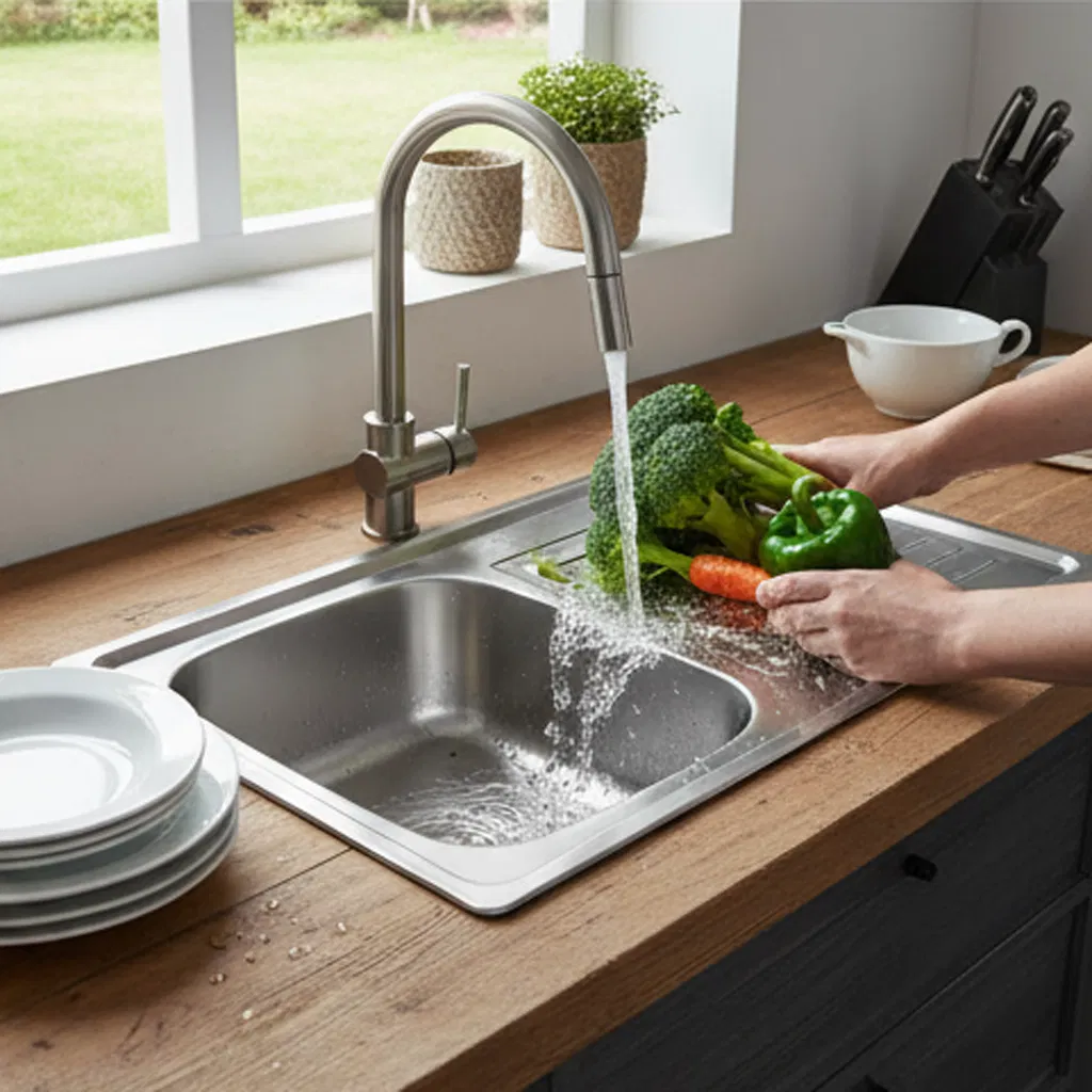 Liangshun Commercial Sea Ship 860*430*150 China Kitchen Household Sink Ls-8643