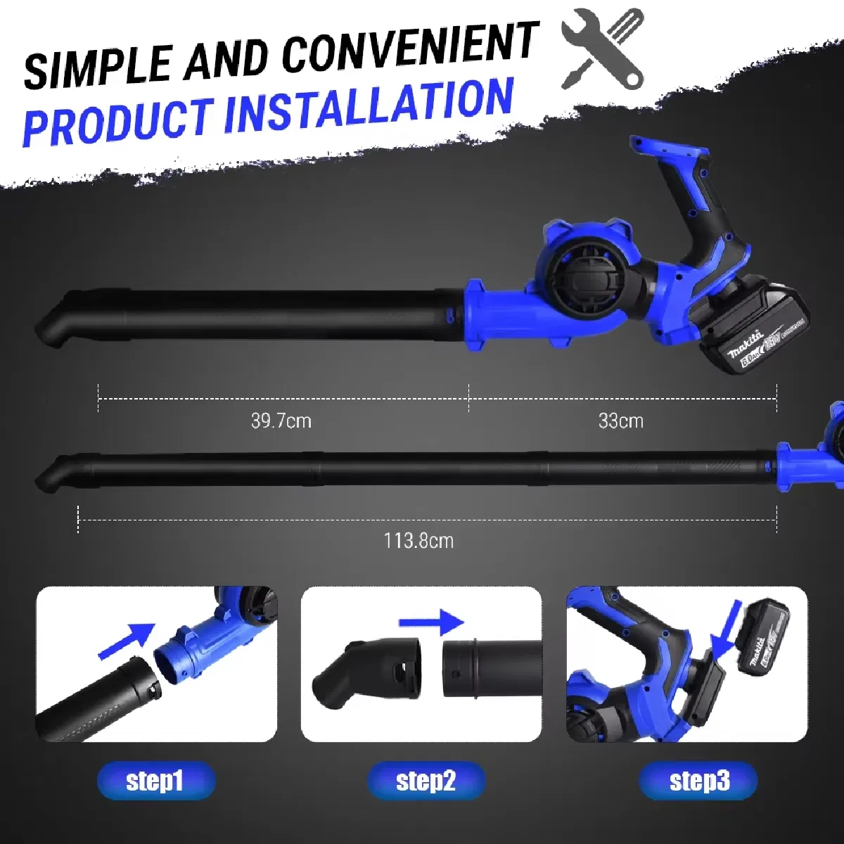 High-Performance High Maximum Wind Speed Powerful Hand Leaf Air Blower