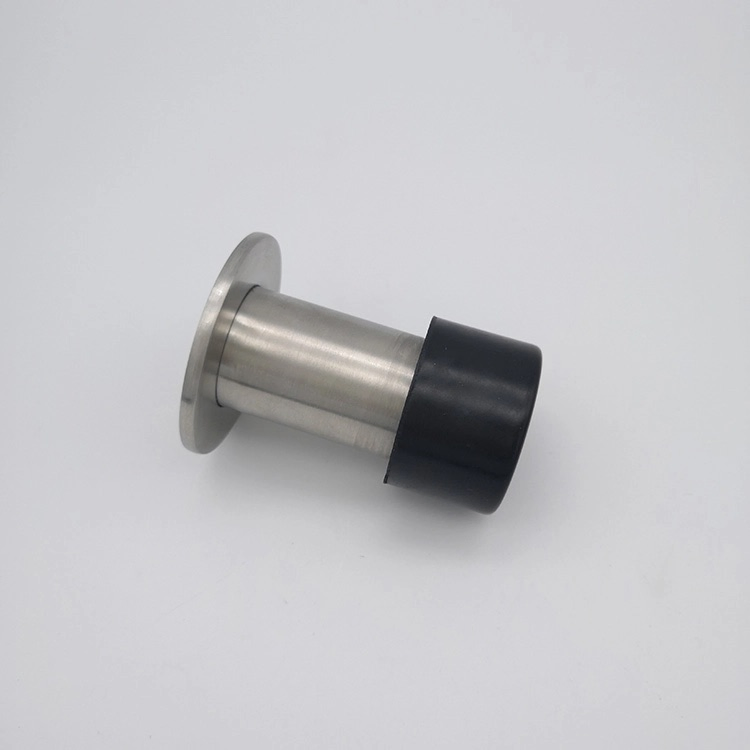 Stainless Steel Door Stopper with Soft Rubber Tip for Bedroom