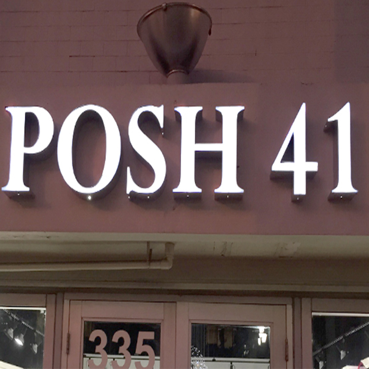 Acrylic Advertising LED Shop Store Acrylic Vacuum Forming Letter Sign