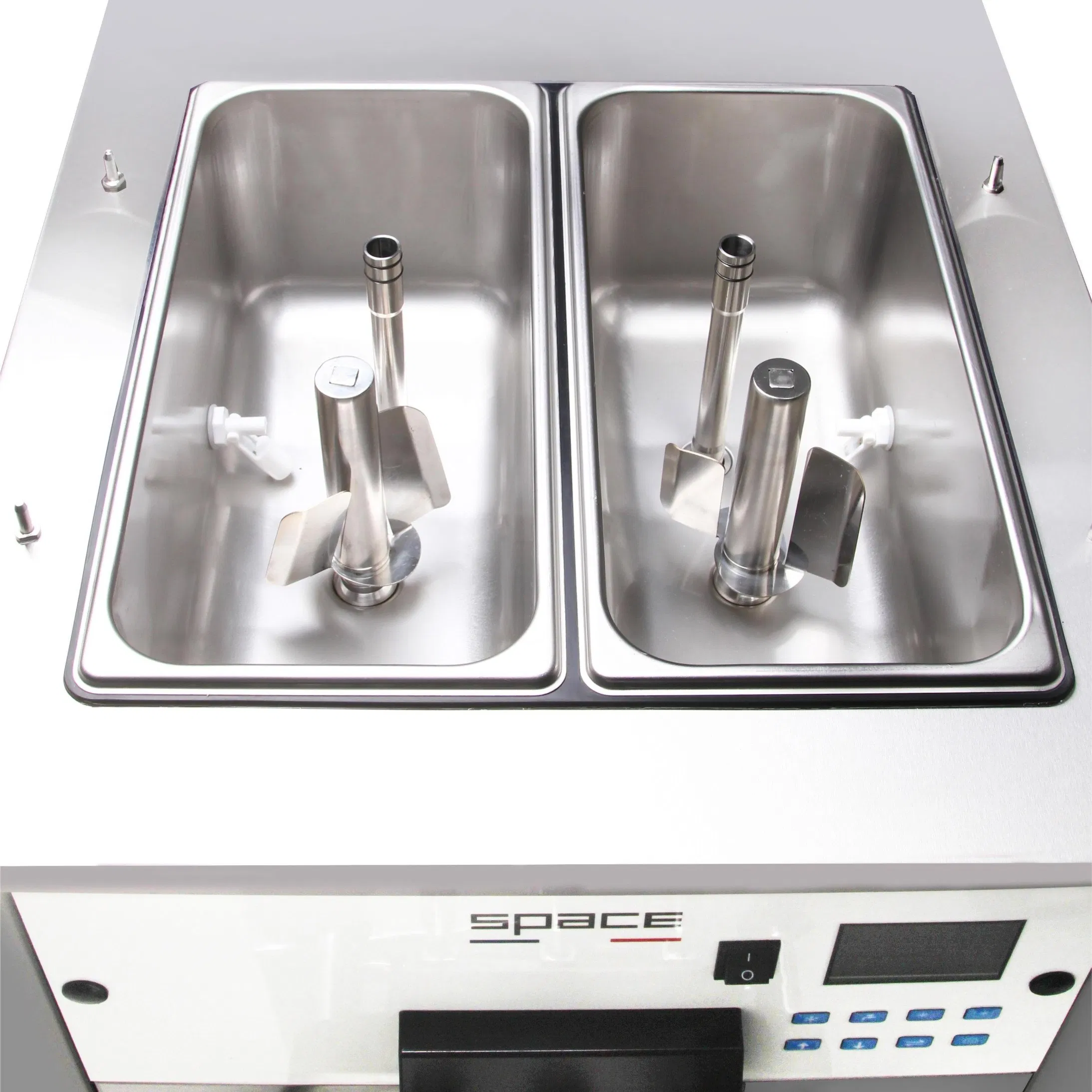 220V Three Flavor Soft Serve Freezer Ice Cream Making Machine with CE